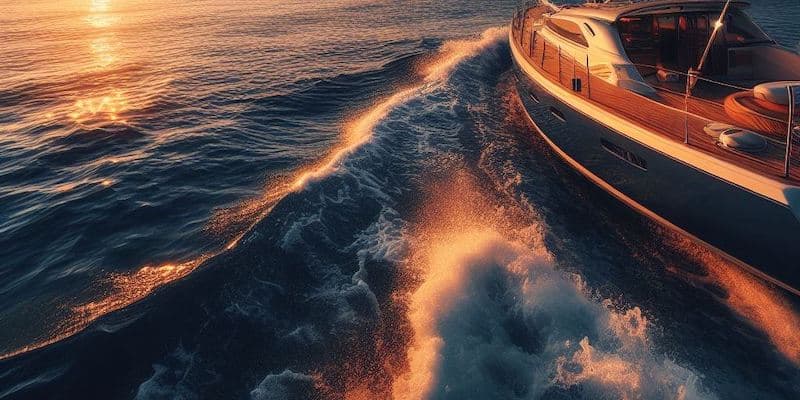 Boat in the sea