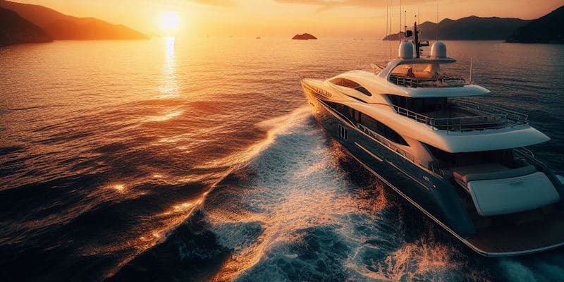 Boat in the sea